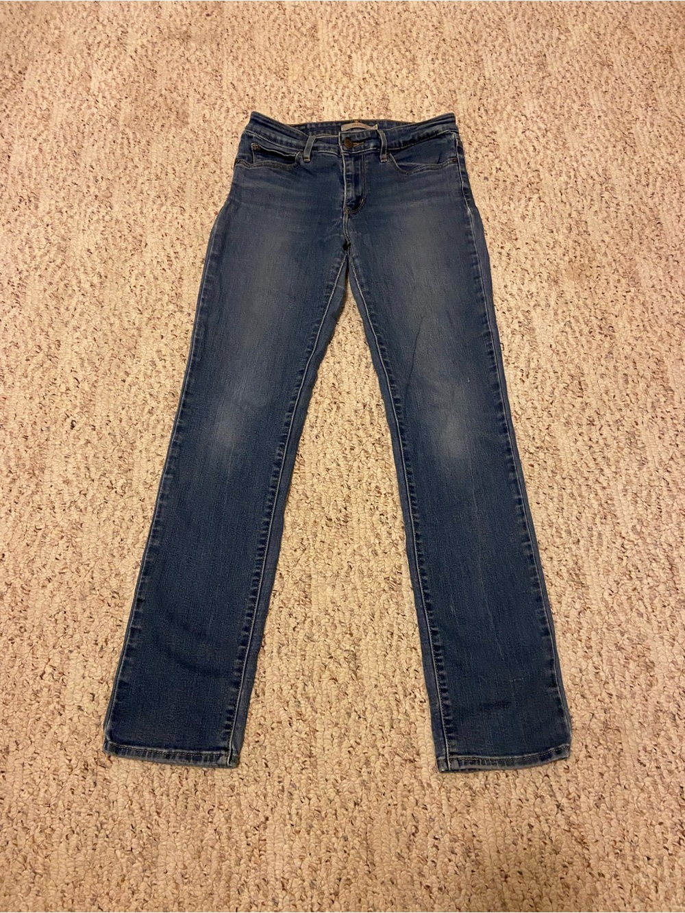 Levi’s 712 Slim Women’s Jeans Size 27 Medium Wash Stretch Denim